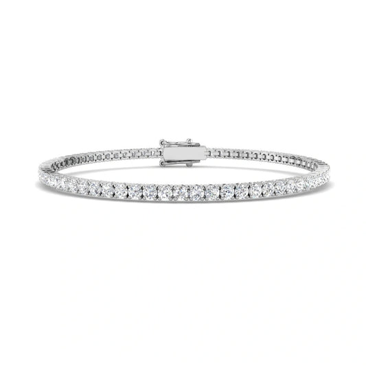 3.00ct Lab Grown Diamond Tennis Bracelet in 9k Gold