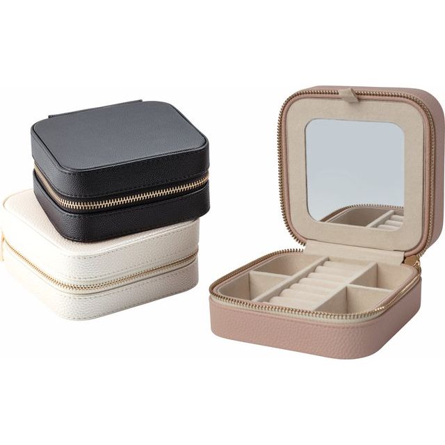 Leather Mirror Travel Case