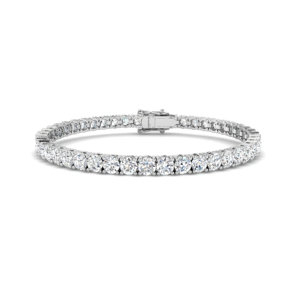 10.00ct Lab Grown Diamond Tennis Bracelet in 9k Gold
