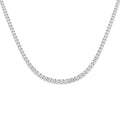 14.00ct Lab Grown Diamond Tennis Necklace in 9k Gold
