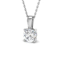 1.00ct Lab Grown Diamond Round Solitaire Pendant Necklace