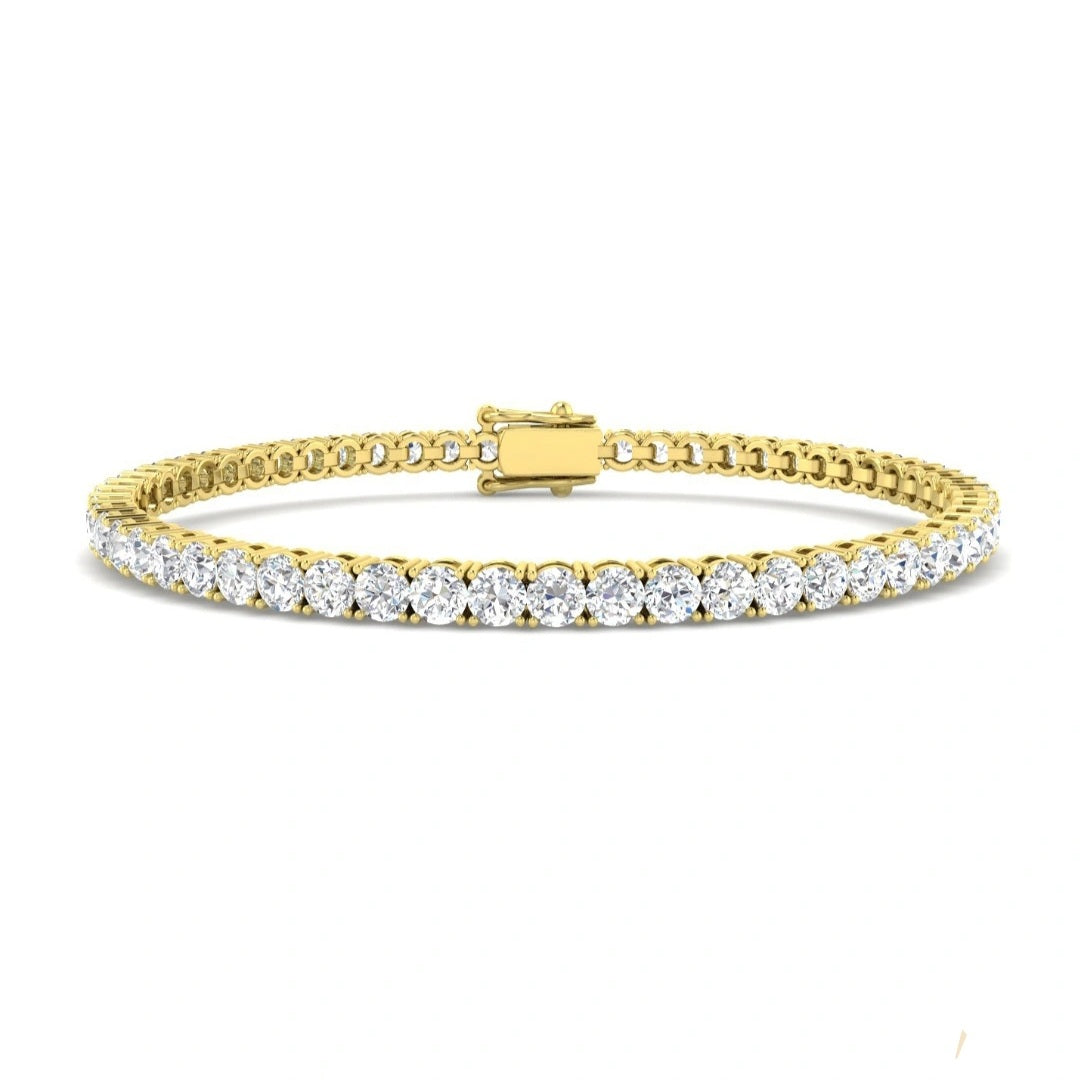 8.00ct Lab Grown Diamond Tennis Bracelet in 9k Gold