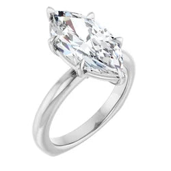 The Emma 4.00ct Marquise cut Lab Grown Diamond Solitaire Engagement Ring
