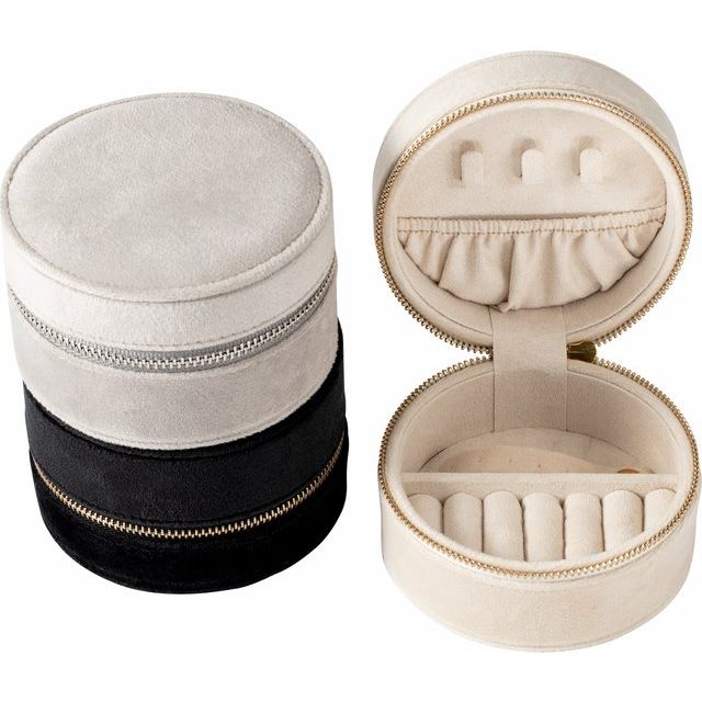 Velvet Round Travel Case