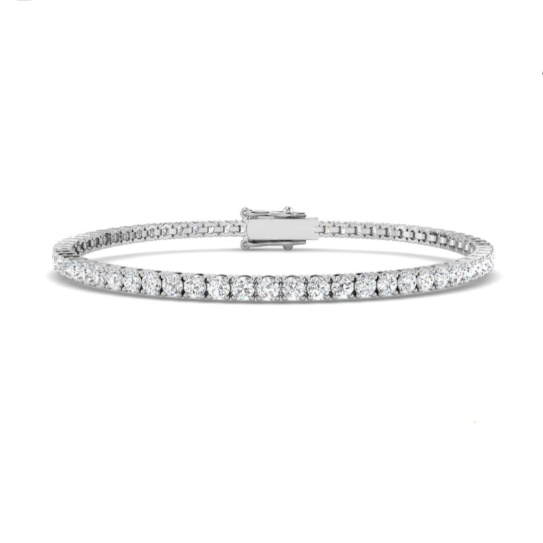 4.00ct Lab Grown Diamond Tennis Bracelet in 9k Gold