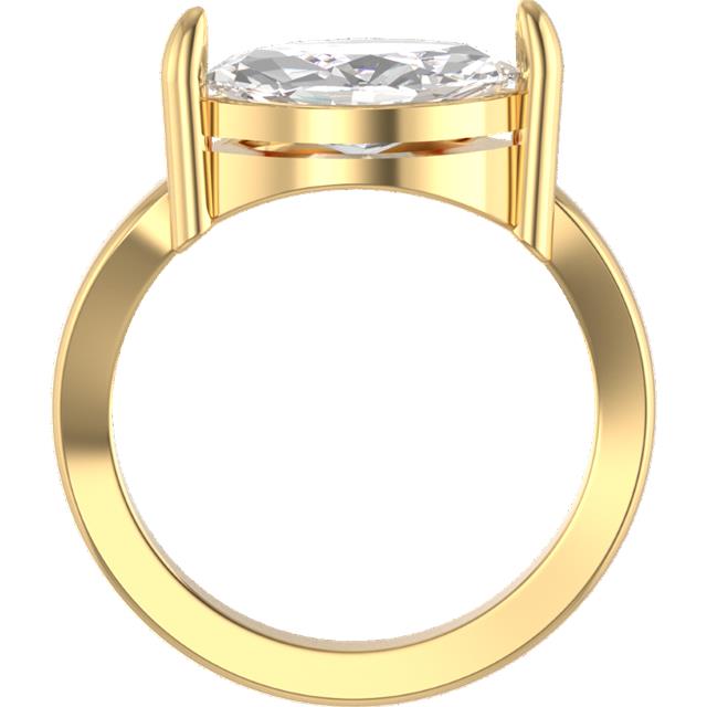 1.00ct Marquise Lab Grown Diamond Wave Pinky Ring