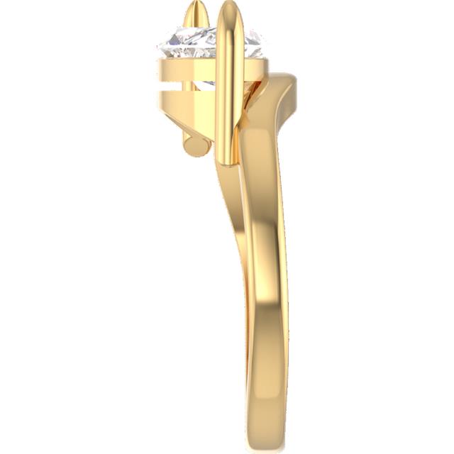 1.00ct Marquise Lab Grown Diamond Wave Pinky Ring