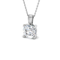 2.00ct Lab Grown Diamond Round Solitaire Pendant Necklace