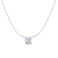 3.00ctw Lab Grown Diamond Round Solitaire Necklace