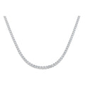 13.88ct Lab Grown Diamond Tennis Necklace in 9k Gold
