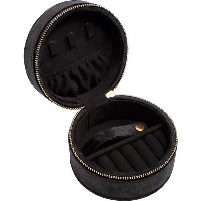 Velvet Round Travel Case