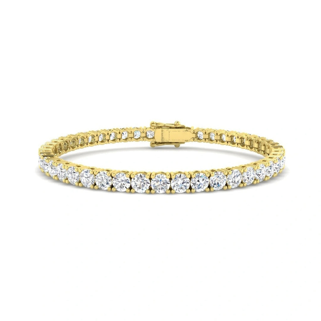 10.00ct Lab Grown Diamond Tennis Bracelet in 9k Gold