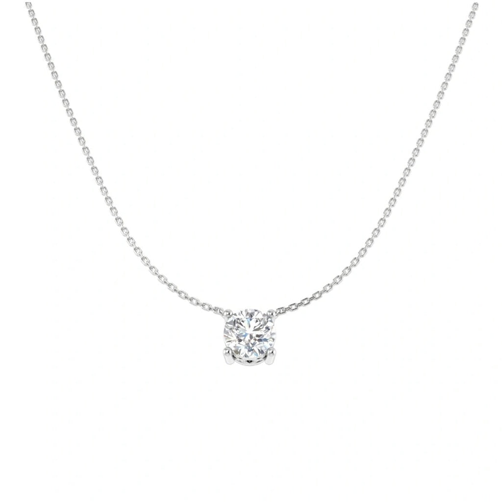 2.00ctw Lab Grown Diamond Round Solitaire Necklace