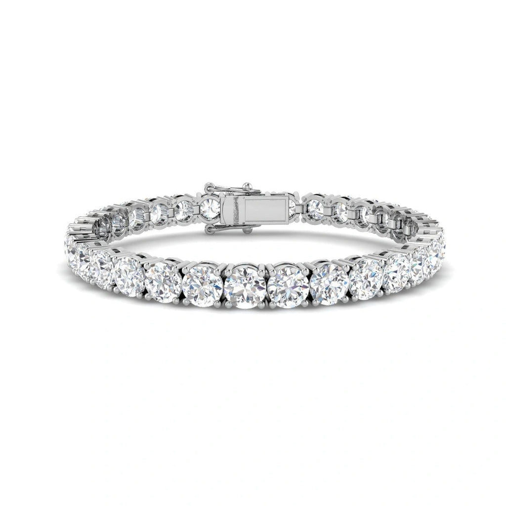 21.00ct Lab Grown Diamond Tennis Bracelet in 9k Gold