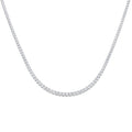10.00ct Lab Grown Diamond Tennis Necklace in 9k Gold