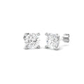4.00ct Lab Grown Diamond Solitaire Earrings in 9k Gold