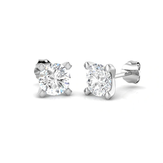 2.00ct Lab Grown Diamond Solitaire Earrings in 9k Gold