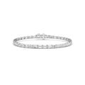 7.00ct Lab Grown Diamond Emerald cut East-West Tennis Bracelet