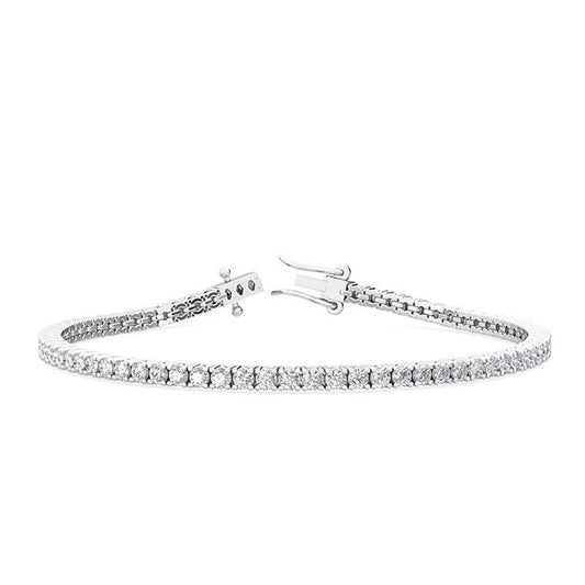 3.00ct Lab Grown Diamond Tennis Bracelet in 14k Gold