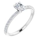The Harriet 0.72ct Oval Lab Grown Diamond Engagement Ring