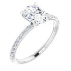 The Harriet 1.22ct Oval Lab Grown Diamond Engagement Ring