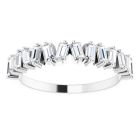 0.70ct Diamond Baguette Ring in Platinum