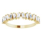 0.70ct Diamond Baguette Ring in Gold