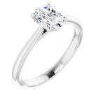 The Alice 0.75ct Oval Solitaire Engagement Ring
