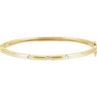 0.25ct Diamond Accented Bangle in Gold