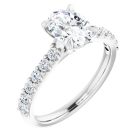 The Pheobe 1.36ct Oval Lab Grown Diamond Engagement Ring