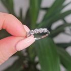 1.05ct Round Lab Grown Diamond 5 Stone Ring in Gold
