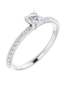The Harriet 0.47ct Round Engagement Ring