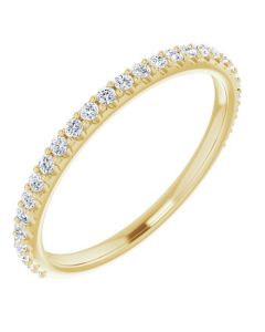 The Allegra Wedding Band 0.28ct Diamond in Gold-Yellow-14k Gold-I