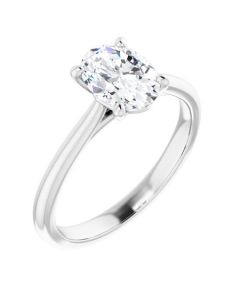 The Alice 1.25ct Round Solitaire Engagement Ring-White-14k Gold-I