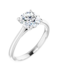 The Alice 1.50ct Round Solitaire Engagement Ring-White-14k Gold-I
