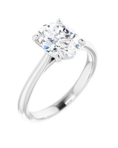 The Alice 2ct Solitaire Engagement Ring-White-14k Gold-I