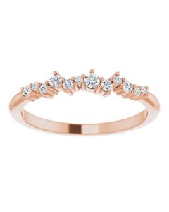 0.15ct Diamond Scattered Ring in Gold-I-Rose