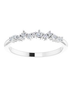 0.15ct Diamond Scattered Ring in Gold-I-White