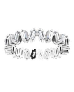 1.20ct Diamond Baguette Eternity Ring in Platinum