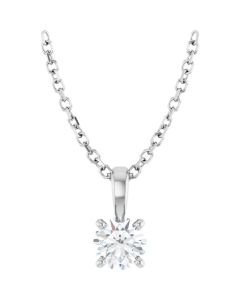 0.50ct Lab Grown Diamond Solitaire Necklace