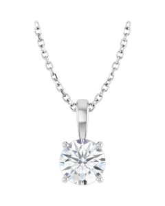 1ct Lab Grown Diamond Solitaire Necklace