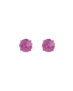 0.50ct Pink Sapphire Stud Earrings in gold