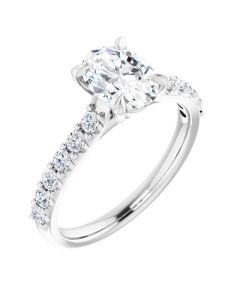 The Pheobe 1.36ct Oval Lab Grown Diamond Engagement Ring