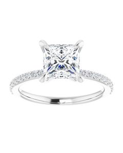 The Harriet 1.72ct Princess Lab Grown Diamond Engagement Ring