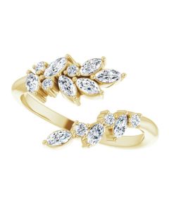 0.84ct Diamond Finesse Ring in Gold-Yellow-I