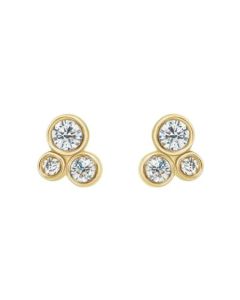 0.20ct Lab Grown Diamond Droplets Earrings -Yellow