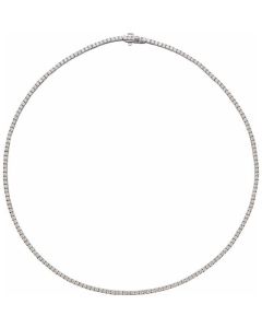 5.75ct Lab Grown Diamond Tennis necklace -White