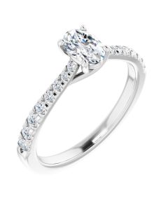 The Louisa 0.71ct Oval Lab Grown Diamond Engagement Ring