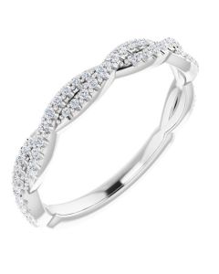 The Bianca Wedding Band 0.22ct Diamond in Gold