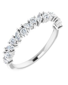 0.52ct Lab Grown Diamond Brilliant Marquise Ring in Gold